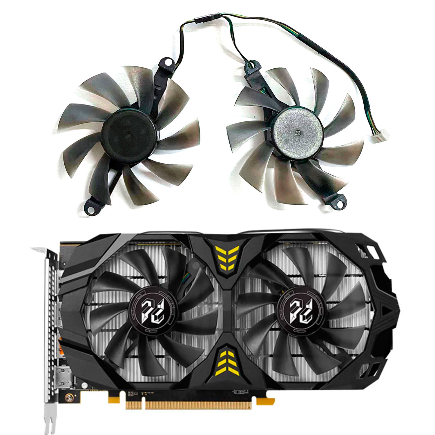 Yeni GPU Fanı, 4 PIN, 85 MM, 7 - Rx 580 8Gb 2048Sp Gpu incelemesi ve fiyatı